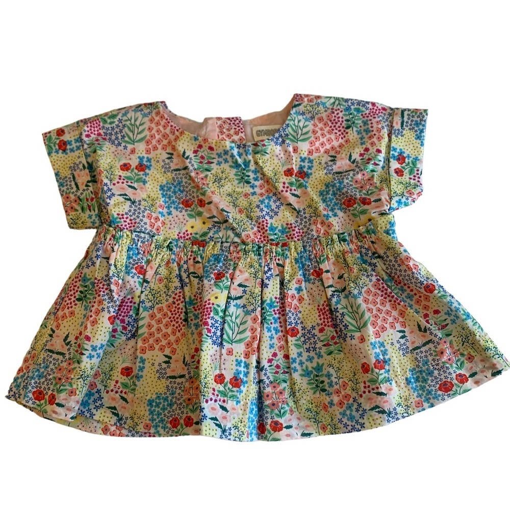 Gymboree Baby Floral Short Sleeve Top NWT Size 3-6 months